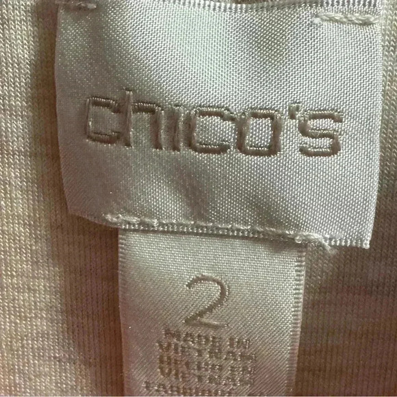 Chico’s Ikat Colorful Maxi Dress Size 2 or Large - Picture 3 of 4